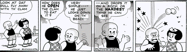 Nancy on Saturday June 18, 1949 Comic Strip