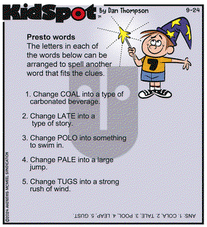 KidSpot - Tuesday September 24, 2024 Comic Strip