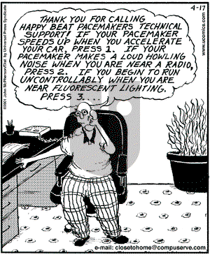 Close to Home on Tuesday April 17, 2001 Comic Strip