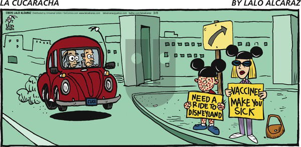 La Cucaracha on Sunday March 8, 2015 Comic Strip
