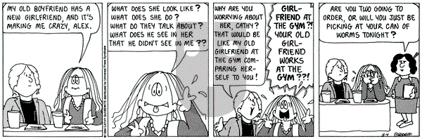 Cathy Classics on Wednesday May 4, 1994 Comic Strip