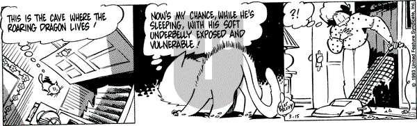 Rose is Rose on Monday March 15, 1993 Comic Strip