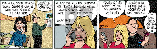 Luann on Tuesday March 9, 2010 Comic Strip