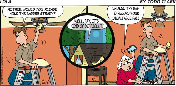 Lola on Sunday August 7, 2016 Comic Strip