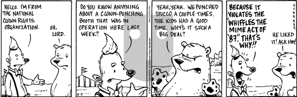 Big Top on Wednesday February 5, 2003 Comic Strip