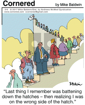Cornered on Thursday February 9, 2017 Comic Strip