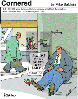 Cornered on Saturday July 8, 2017 Comic Strip