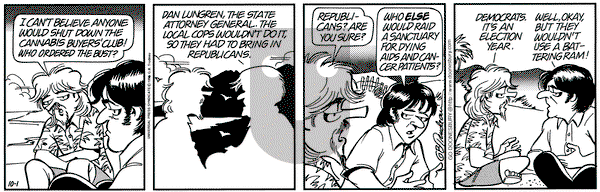 Doonesbury - Tuesday October 1, 1996 Comic Strip