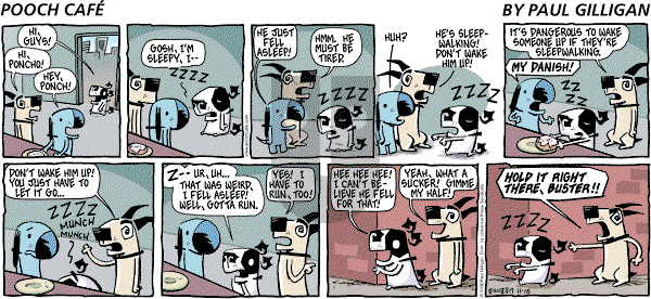 Pooch Cafe on Sunday November 16, 2008 Comic Strip