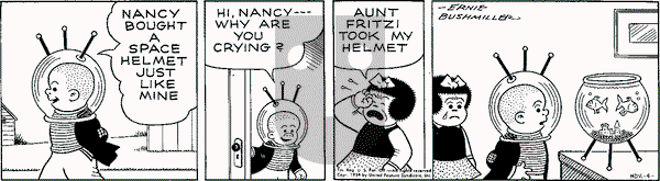 Nancy Classics - Monday November 4, 2024 Comic Strip