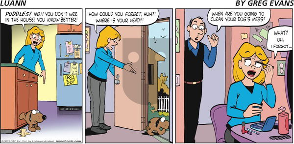 Luann on Sunday February 24, 2019 Comic Strip