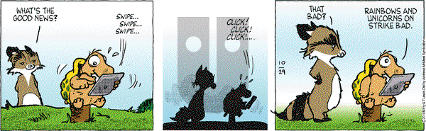 Over the Hedge on Monday October 29, 2018 Comic Strip