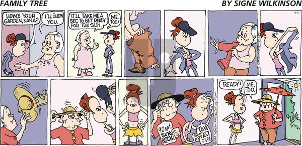 Family Tree on Sunday August 17, 2008 Comic Strip