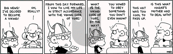 FoxTrot on Monday March 10, 2003 Comic Strip