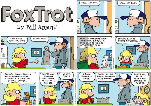 FoxTrot on Sunday August 30, 1998 Comic Strip