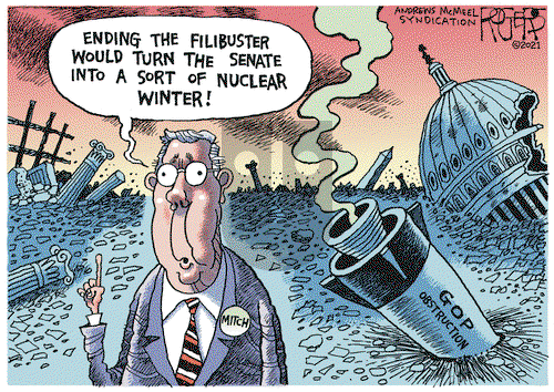 Rob Rogers on Wednesday March 24, 2021 Comic Strip