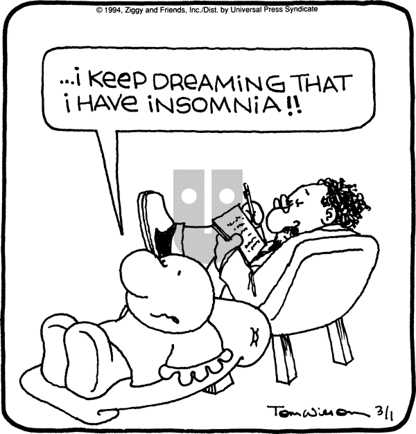 Ziggy - Tuesday March 1, 1994 Comic Strip