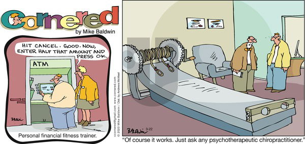 Cornered on Sunday March 22, 2020 Comic Strip