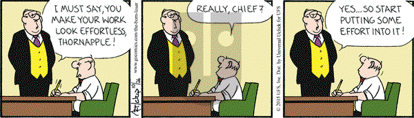 The Born Loser on Monday October 26, 2015 Comic Strip