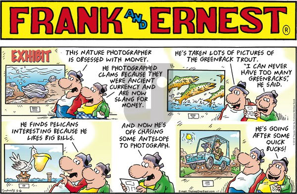 Frank and Ernest - Sunday May 6, 2018 Comic Strip