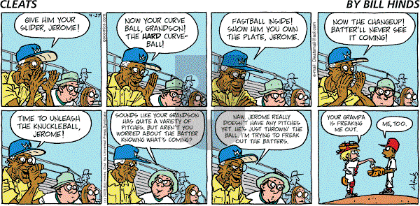 Cleats - Sunday April 27, 2008 Comic Strip