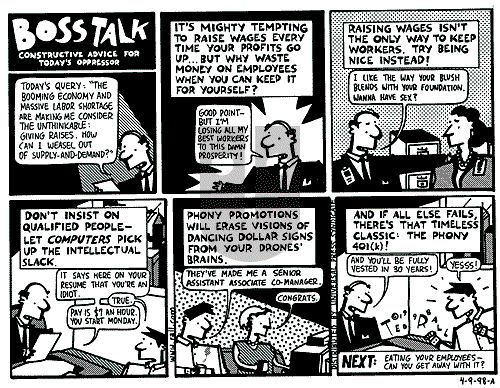 Ted Rall on Thursday April 9, 1998 Comic Strip