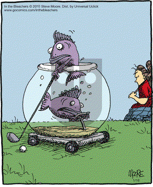 In the Bleachers on Friday January 16, 2015 Comic Strip