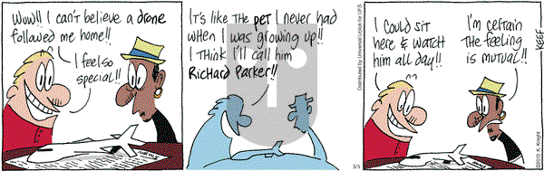 The Knight Life on Tuesday March 5, 2013 Comic Strip