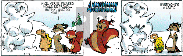 Over the Hedge on Tuesday January 3, 2017 Comic Strip