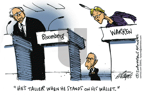 Henry Payne on Friday February 21, 2020 Comic Strip