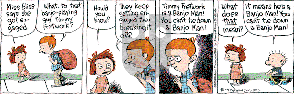 Cul de Sac - Tuesday September 15, 2009 Comic Strip