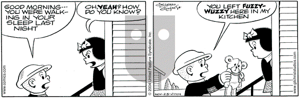 Nancy - Tuesday November 23, 2004 Comic Strip