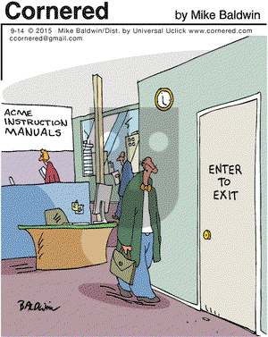 Cornered on Monday September 14, 2015 Comic Strip