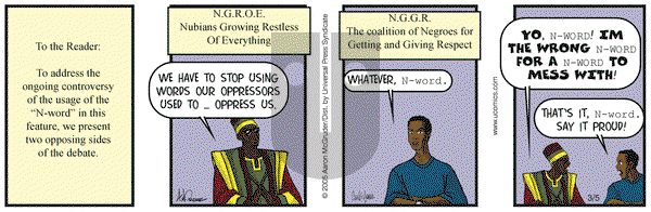 The Boondocks on Saturday March 5, 2005 Comic Strip