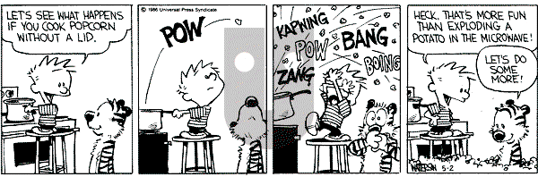 Calvin and Hobbes - Friday May 2, 1986 Comic Strip