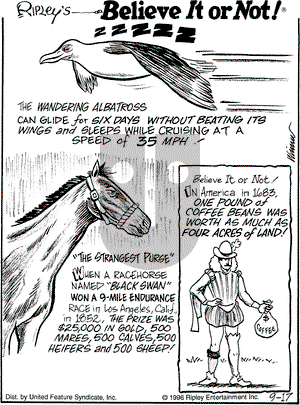 Ripley's Believe It or Not on Tuesday September 17, 1996 Comic Strip