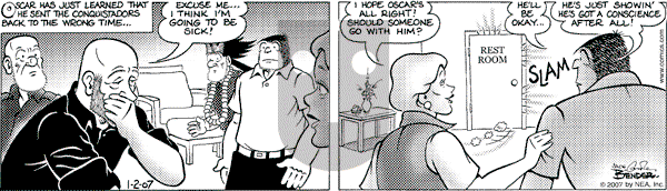 Alley Oop on Tuesday January 2, 2007 Comic Strip