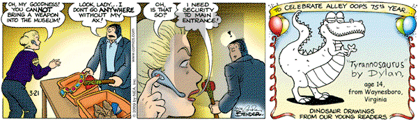 Alley Oop on Saturday March 21, 2009 Comic Strip