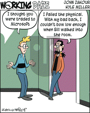 Working Daze on Thursday June 10, 2004 Comic Strip
