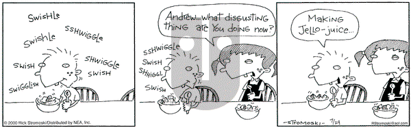 Soup to Nutz - Old on Saturday July 29, 2000 Comic Strip