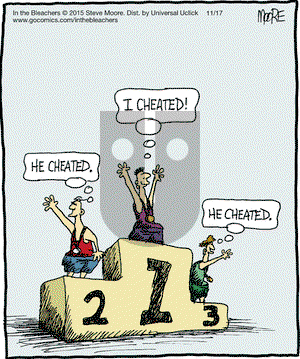 In the Bleachers on Tuesday November 17, 2015 Comic Strip