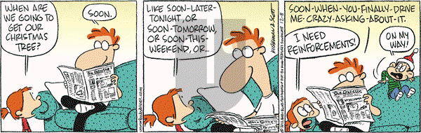 Baby Blues on Saturday December 8, 2012 Comic Strip