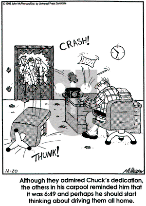 Close to Home on Monday December 20, 1993 Comic Strip