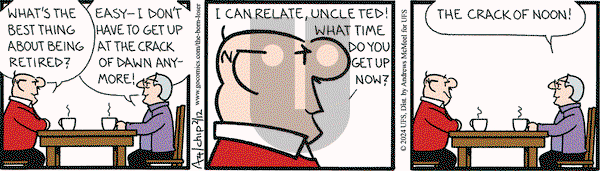 The Born Loser on Monday February 12, 2024 Comic Strip