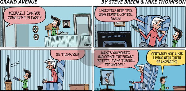 Grand Avenue on Sunday November 6, 2016 Comic Strip
