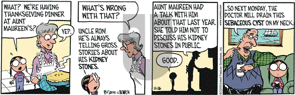 Grand Avenue on Thursday November 26, 2009 Comic Strip