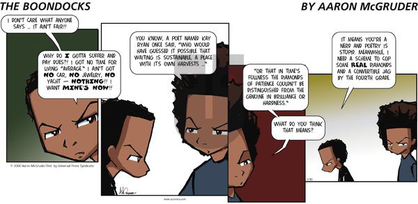 The Boondocks on Sunday July 30, 2006 Comic Strip