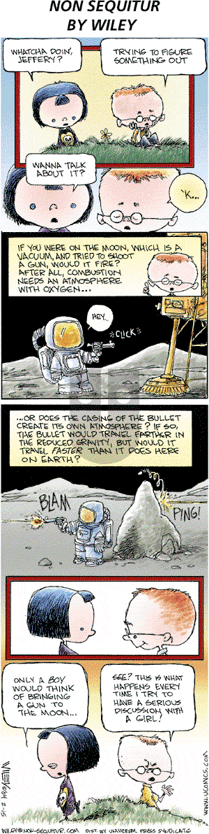 Non Sequitur on Sunday February 15, 2004 Comic Strip