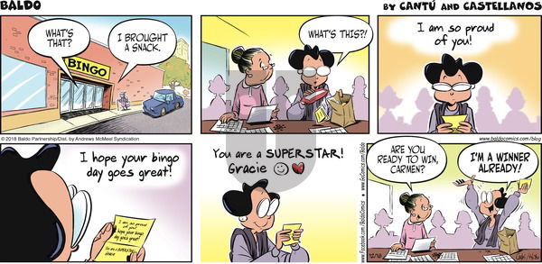 Baldo on Sunday December 16, 2018 Comic Strip