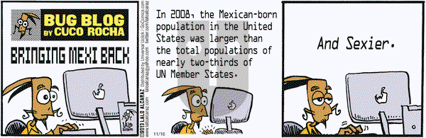 La Cucaracha on Saturday November 16, 2013 Comic Strip